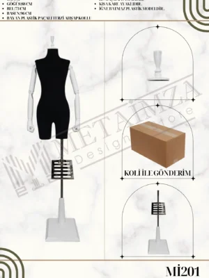 Ahşap Kollu Bayan Plastik Paçalı Terzi