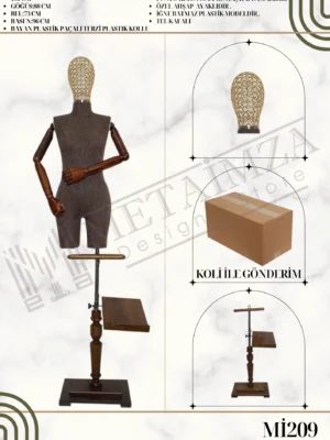 Plastik Kollu Paçalı Tel Kafalı Bayan Plastik Terzi