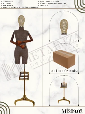 Plastik Kollu Paçalı Tel Kafalı Bayan Plastik Terzi