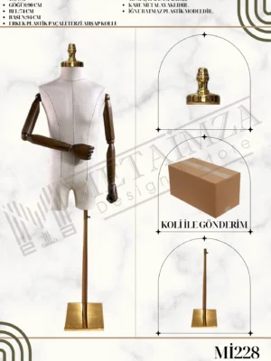 Erkek Plastik Paça/İtirzi Ahşap Kollu